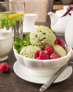 Мороженое с зеленым чаем