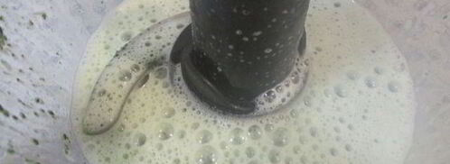 мятное мороженое с кусочками шоколада. Шаг 2