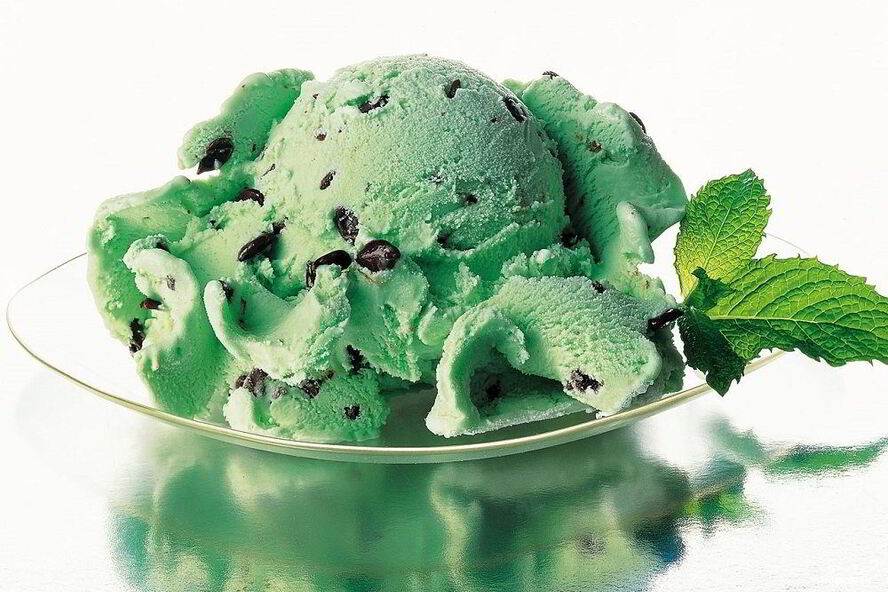 Рецепт мятного мороженого с шоколадом