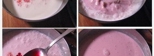 сливочное мороженое с запеченной клубникой и медом. Шаг 3