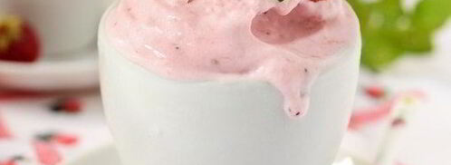 сливочное мороженое с запеченной клубникой и медом. Шаг 6