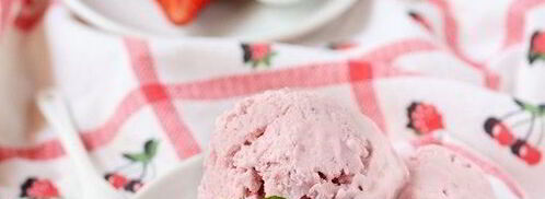 сливочное мороженое с запеченной клубникой и медом. Шаг 7