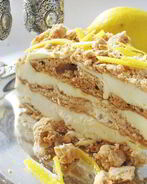 Торт-мороженое с лимонным кремом