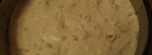 торт-мороженое с меренгой и фруктами. Шаг 7