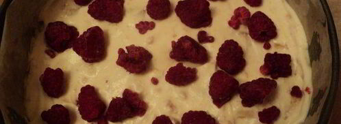 торт-мороженое с меренгой и фруктами. Шаг 10