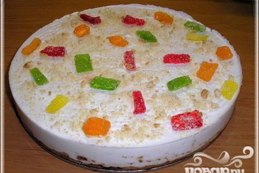 Рецепт торта-мороженого зефирное лакомство