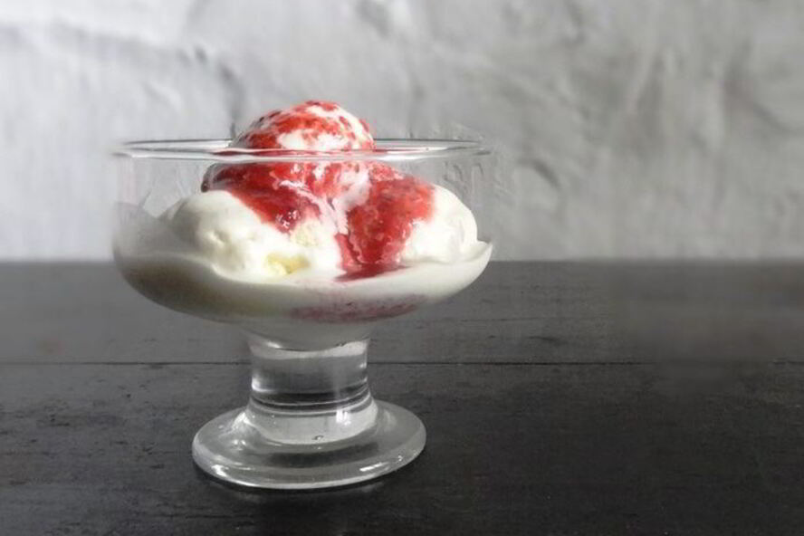 Рецепт творожного мороженого