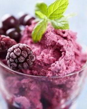 Ягодное йогуртовое мороженое