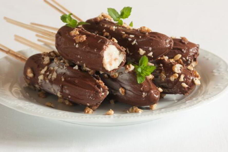 Рецепт эскимо бананы в шоколаде