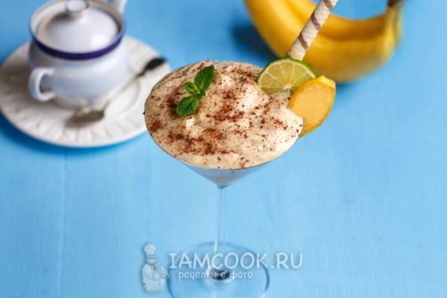 Рецепт бананового мусса