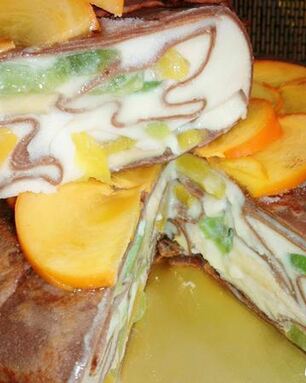 Блинный торт-мусс Тропик