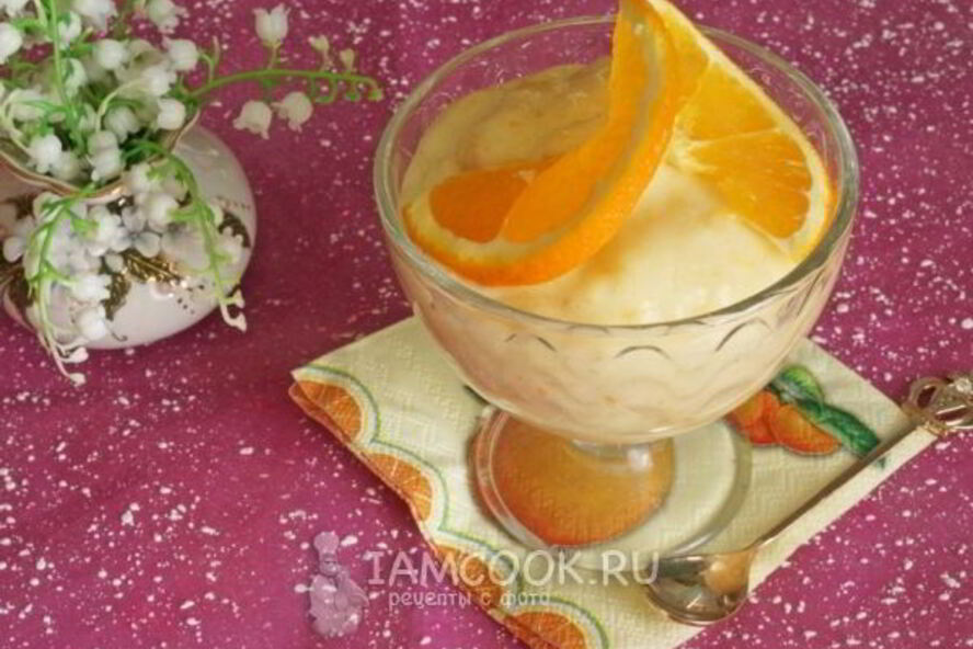 Рецепт фруктового мусса на сыворотке