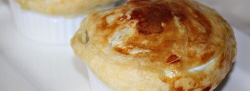 грушевый мусс запеченный под слоеным тестом. Шаг 4