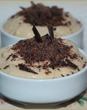 Кофейно-творожный мусс