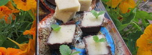 конфеты с грушово-мятным муссом. Шаг 2