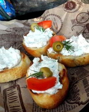 Мусс из тунца с творожным сыром