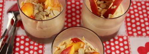 персиковый мусс с медом и миндалем. Шаг 6