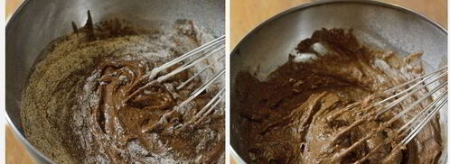 рождественское полено с шоколадным муссом и ягодами. Шаг 3