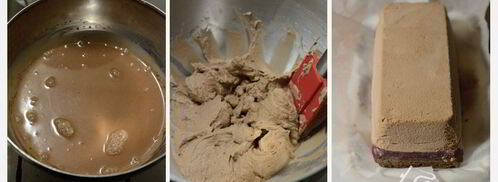 рождественское полено с шоколадным муссом и ягодами. Шаг 9