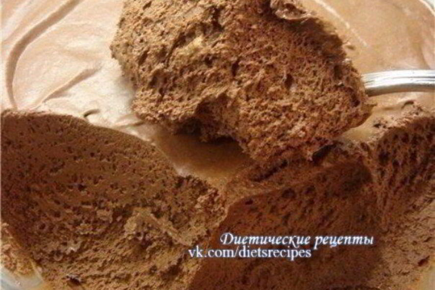 Рецепт шоколадна-творожного диетический мусс