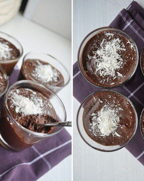 Шоколадный мусс с апельсиновой цедрой