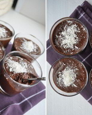 Шоколадный мусс с апельсиновой цедрой