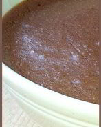 Шоколадный мусс со сливочным маслом