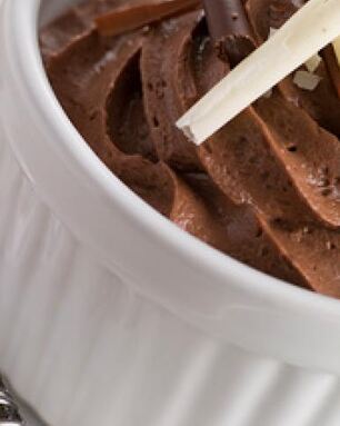 Шоколадный мусс со стружкой