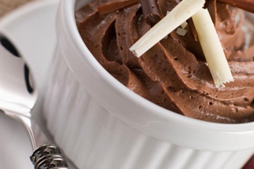 Рецепт шоколадного мусса со стружкой