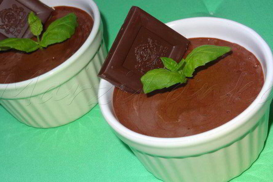 Рецепт шоколадного велюрового мусса