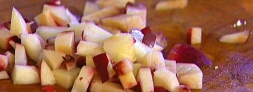 творожно-сливочный мусс с нектарином. Шаг 7