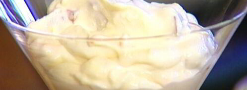 творожно-сливочный мусс с нектарином. Шаг 8