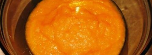 тыквенный мусс с белым шоколадом и апельсином. Шаг 3