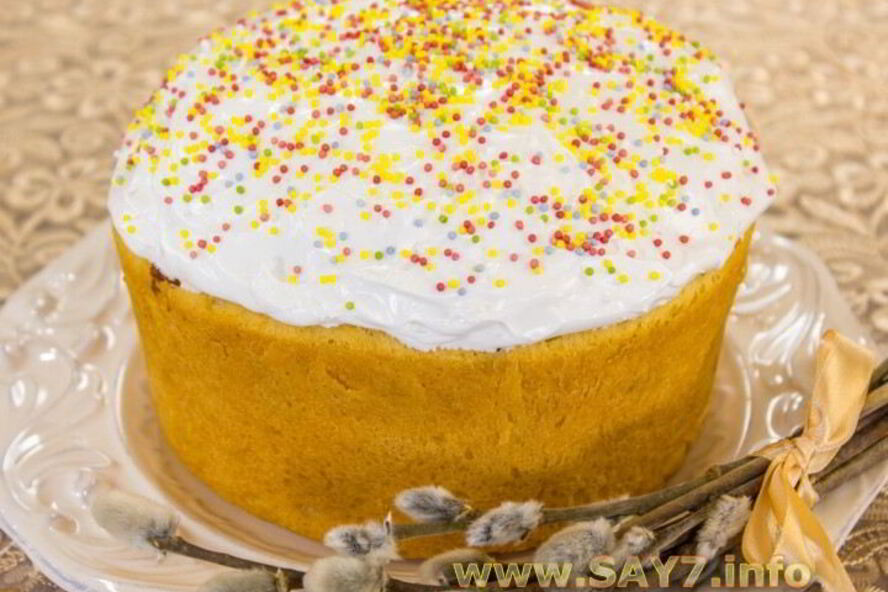 Рецепт кулича на топленом молоке