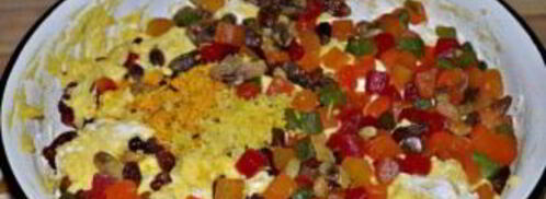 кулич с изюмом и цукатами. Шаг 3