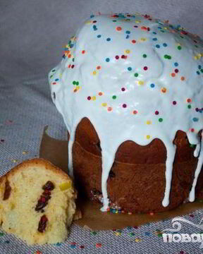 Кулич с шафраном