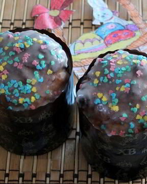 Кулич творожный бездрожжевой