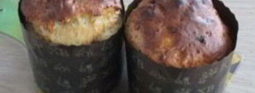 кулич творожный бездрожжевой. Шаг 7