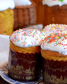 Куличи с шафраном