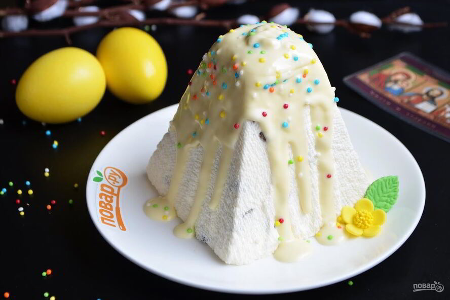 Рецепт пасхи с белым шоколадом