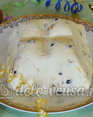 Пасха с изюмом и курагой