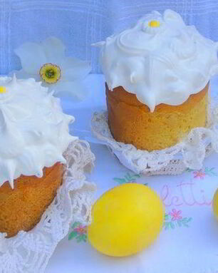 Пасхальный Кулич с марципаном