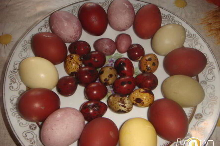 Рецепт пасхальных яиц