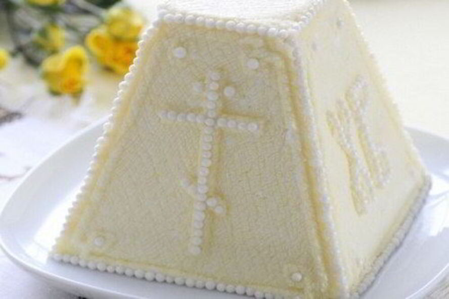 Рецепт печеной творожной пасхи с цукатами