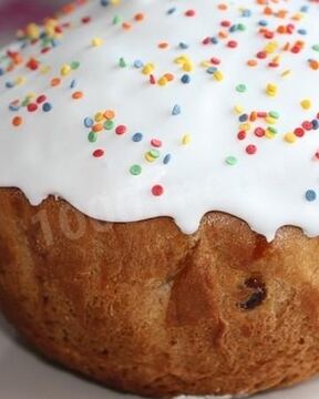 Постный кулич