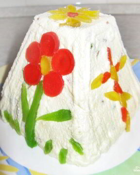 Творожная пасха без выпечки со сгущенкой