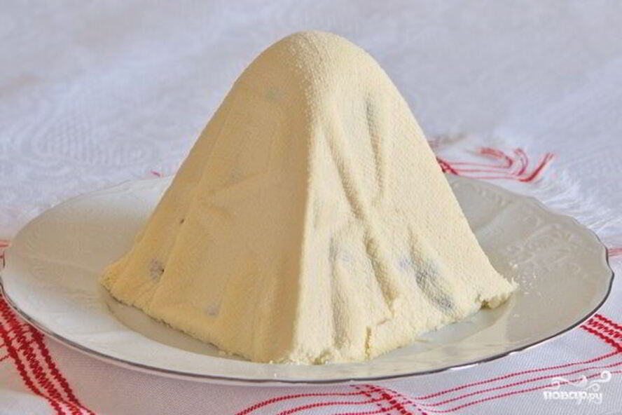 Рецепт творожной пасхи с кунжутом