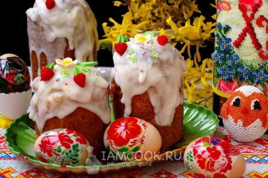 Рецепт творожного кулича без дрожжей