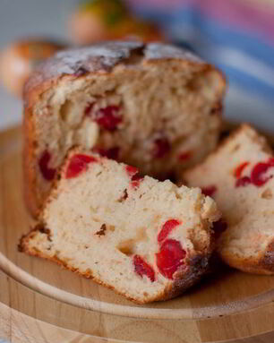 Творожный кулич с пьяной вишней