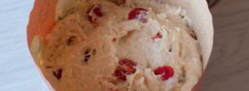 творожный кулич с пьяной вишней. Шаг 7